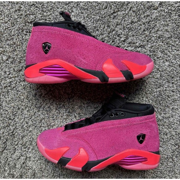 Jordan Shoes - Nike Air Jordan 14 Retro Low Shocking Pink Size 5.5 Women's